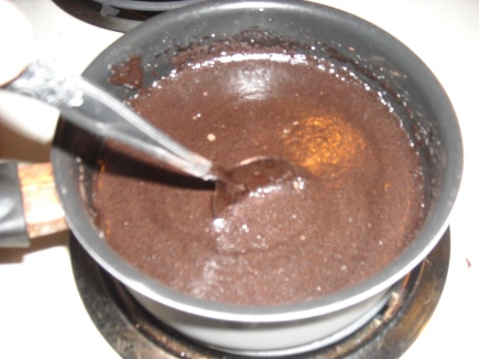 Simmering Chocolate Sauce