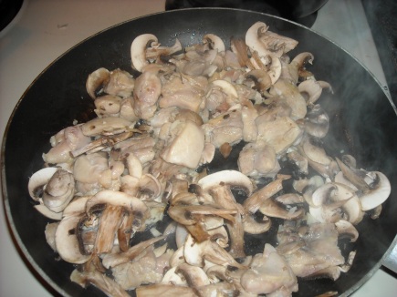 Chicken an Mushrooms