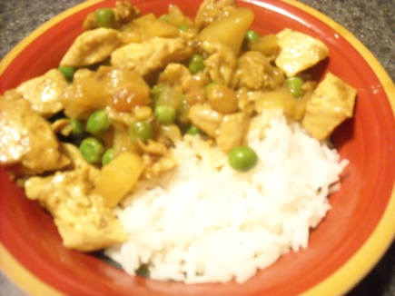 Curried Chicken with Apples and Raisins